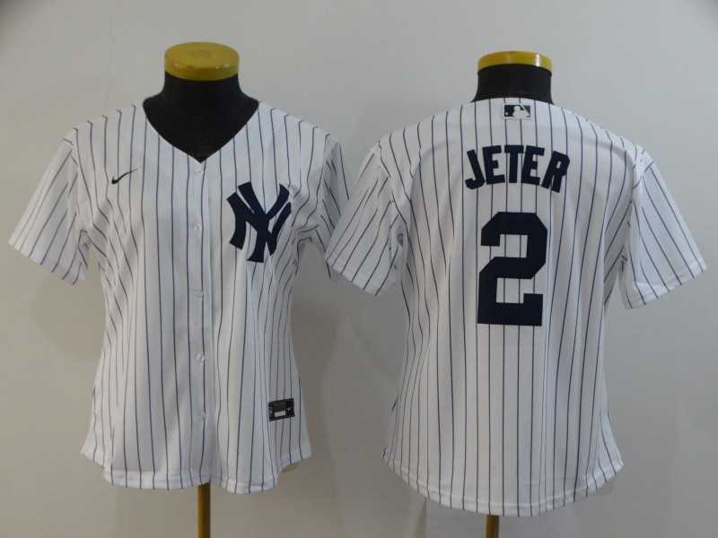 Women Yankees 2 Derek Jeter White 2020 Nike Cool Base Jersey,We sell and wholesale Women Yankees 2 Derek Jeter White 2020 Nike Cool Base Jersey on line form chian!